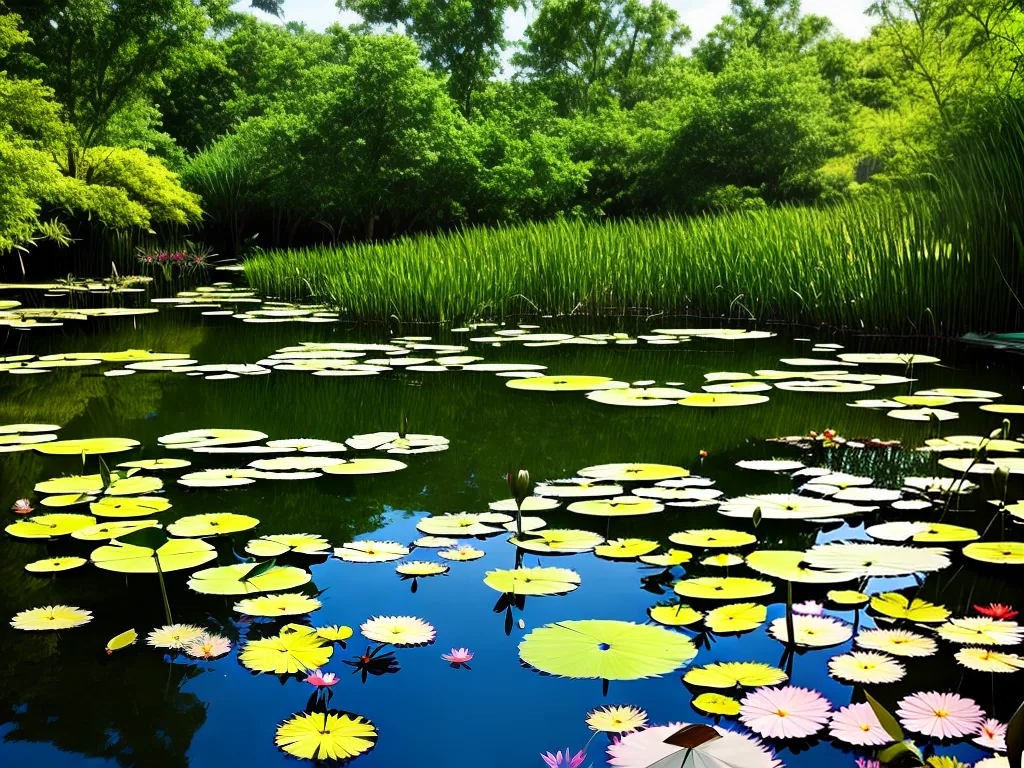 Jardins Aquáticos: Plantas Ideais em 7 Palavras.