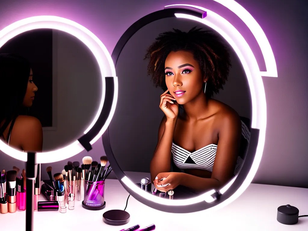 Iluminação Ajustável: Ring Light para Todos
