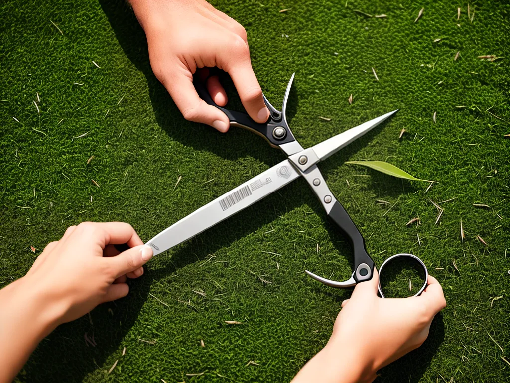 Manejo de Plantas com Tesouras Multifuncionais