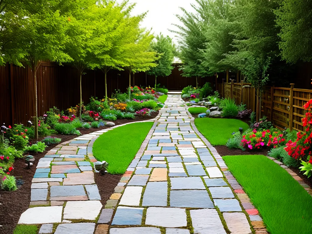 Jardim Sustentável: Caminhos com Materiais Reciclados