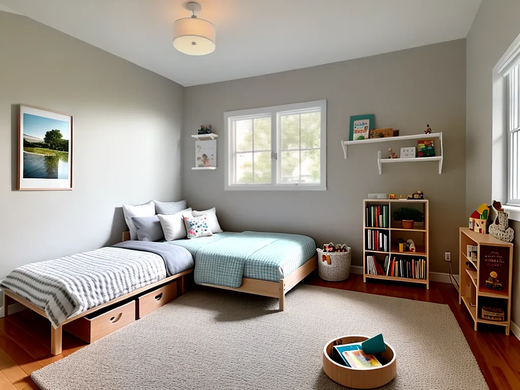 Ideias como criar quarto montessoriano