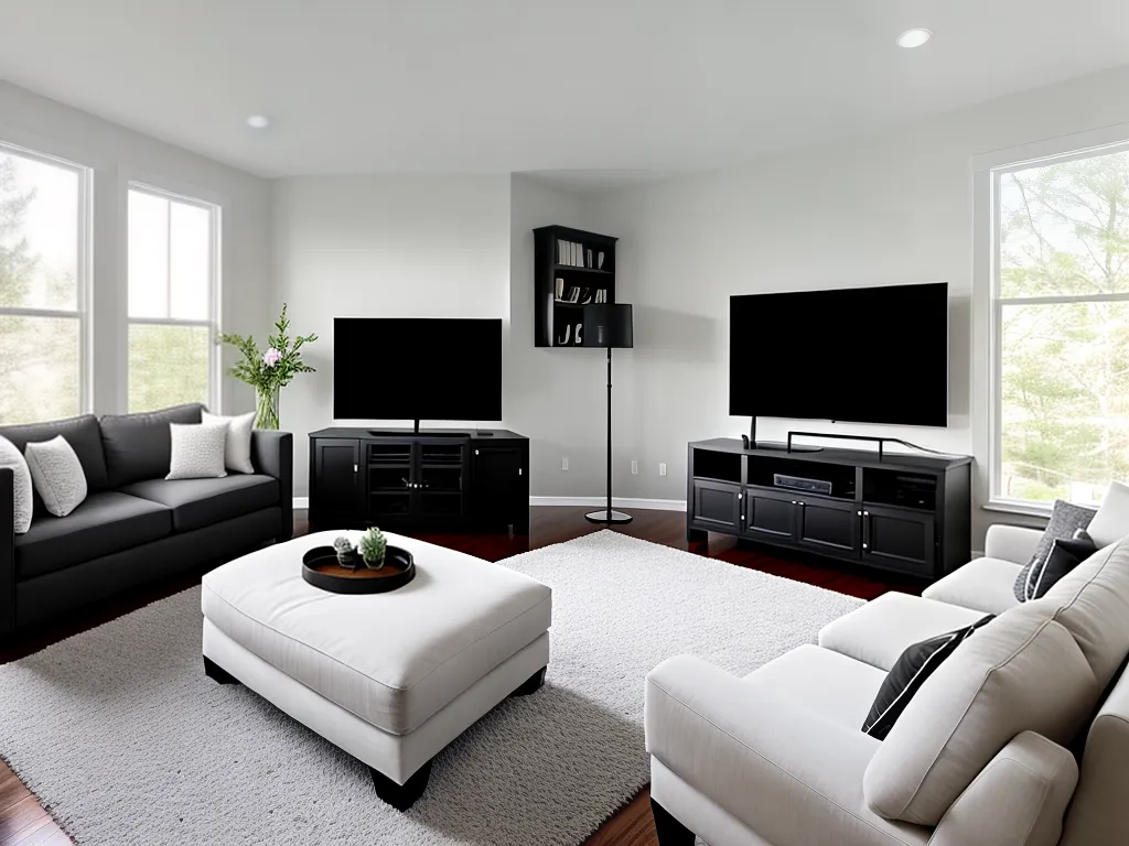 Ideias decoracao minimalista criando um home theater elegante e funcional