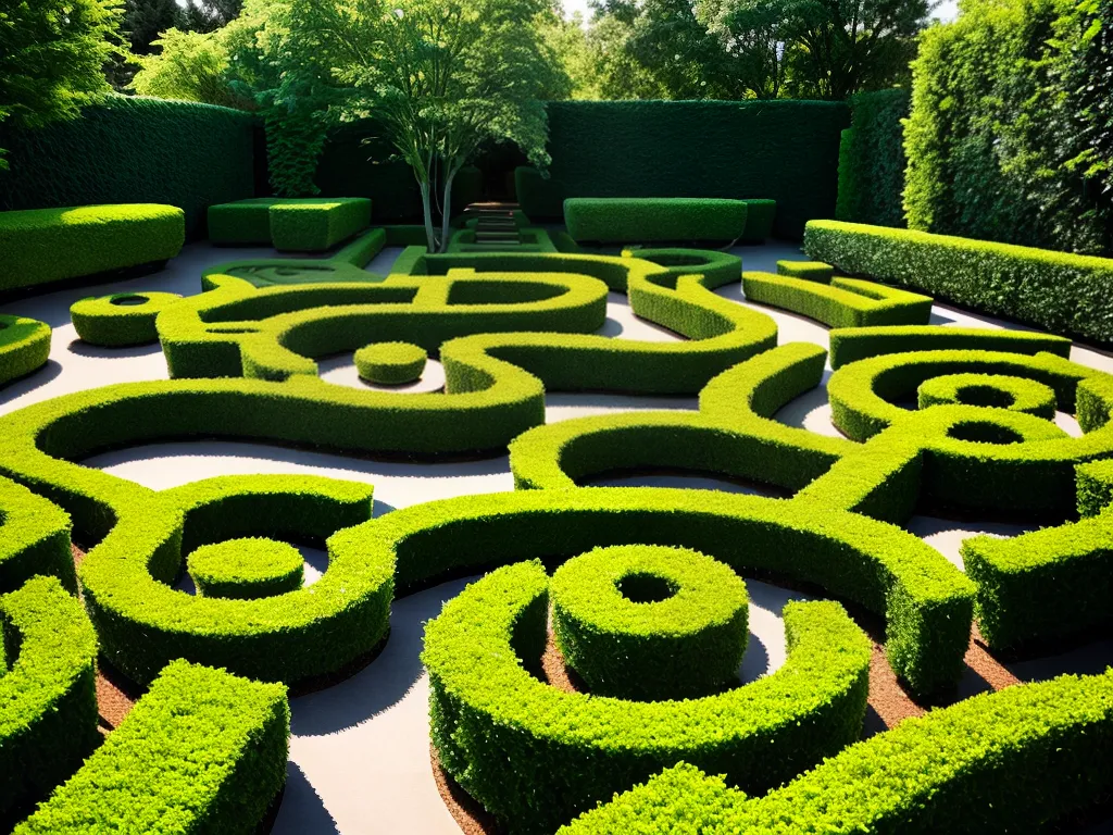 Ideias jardins formas esculturais