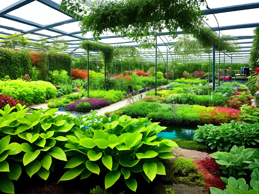 Ideias melhores praticas producao plantas ornamentais aquaponia