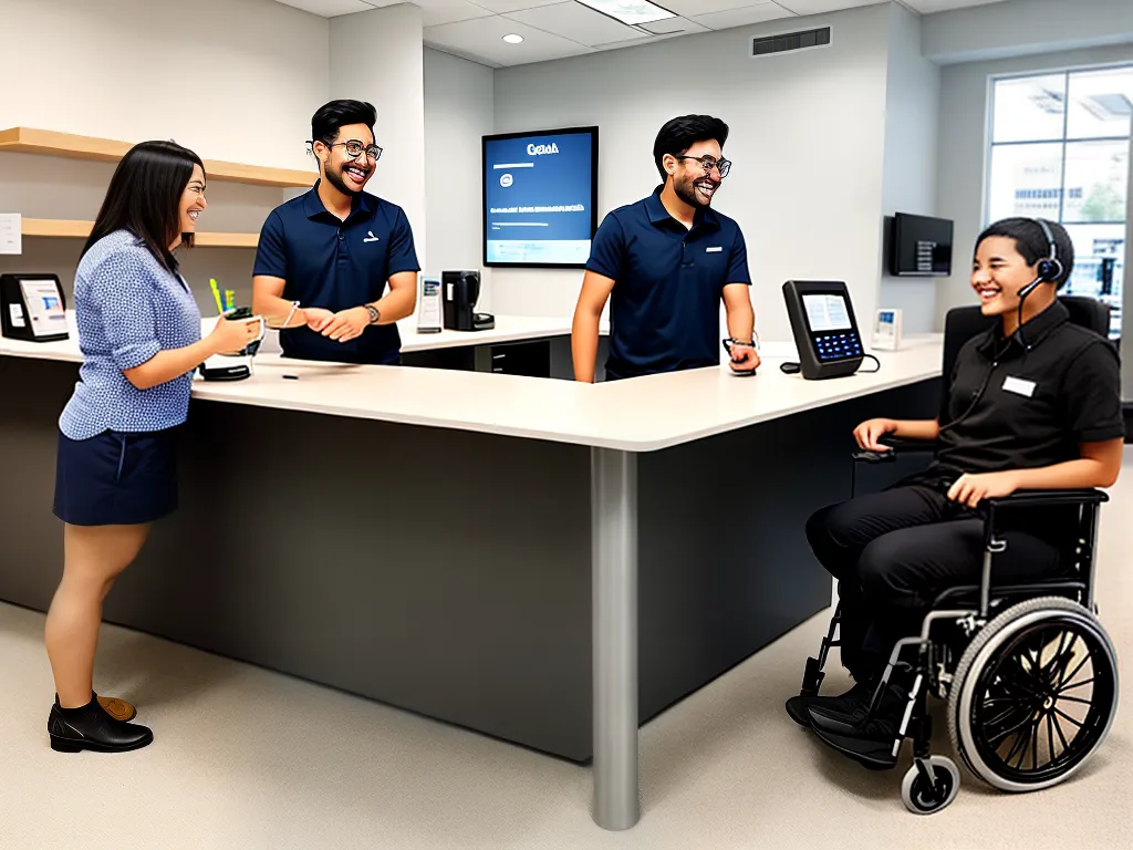 Ideias otimizar acessibilidade balcao atendimento