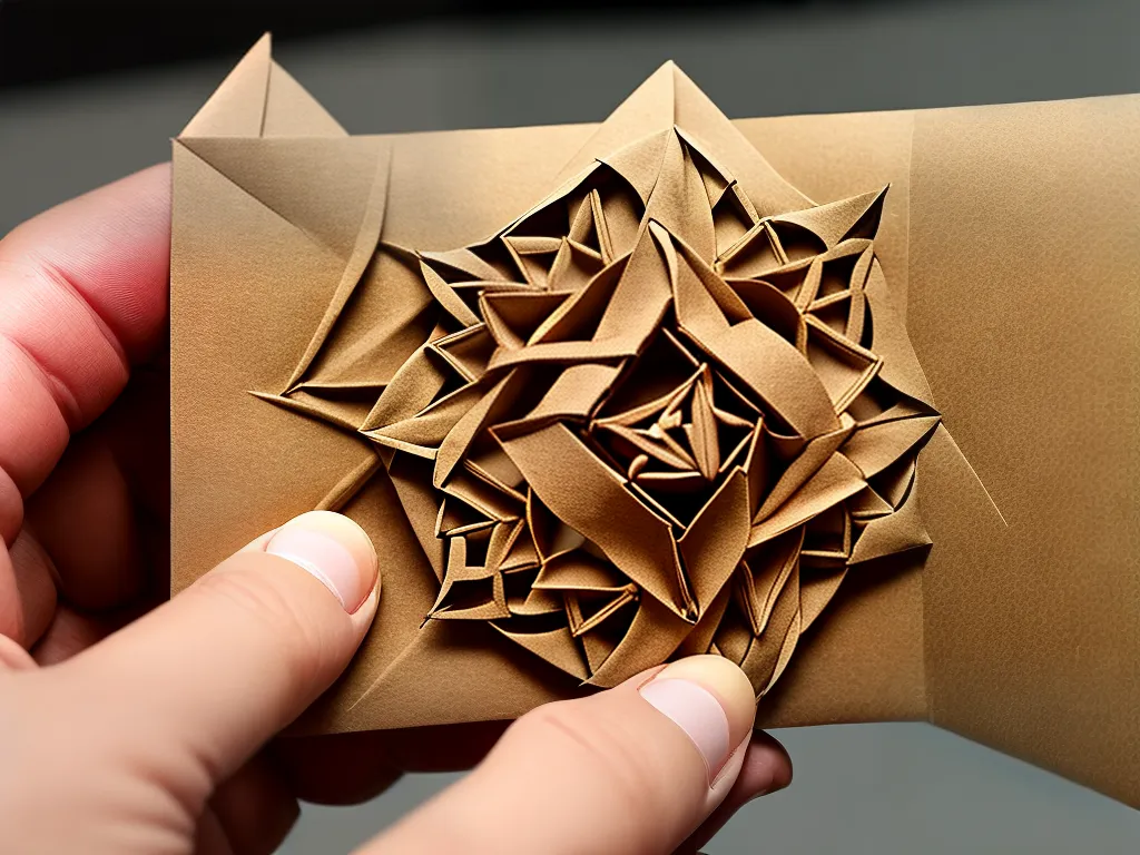 Ideias papelao e origami a arte de dobrar e criar objetos tridimensionais