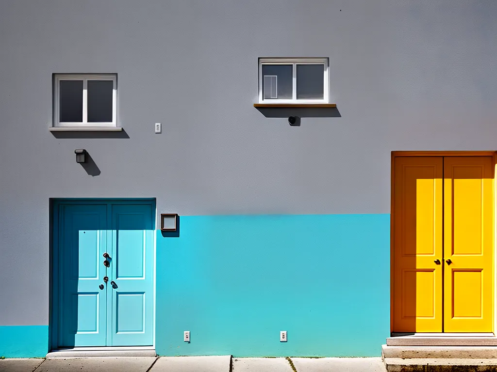 Ideias pintura de casas e uso de cores em escritorios