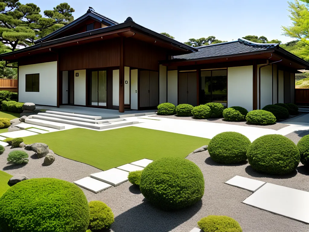 Ideias pintura de casas estilo minimalista japones