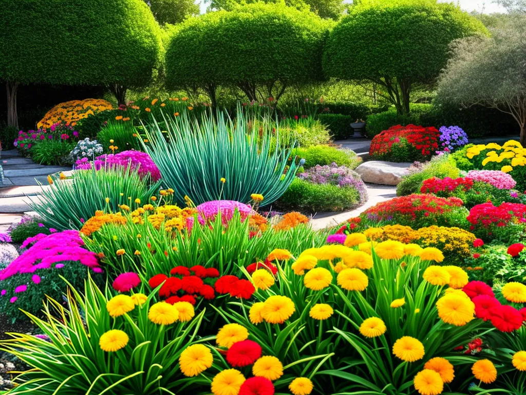 Ideias plantas jardins tolerantes calor