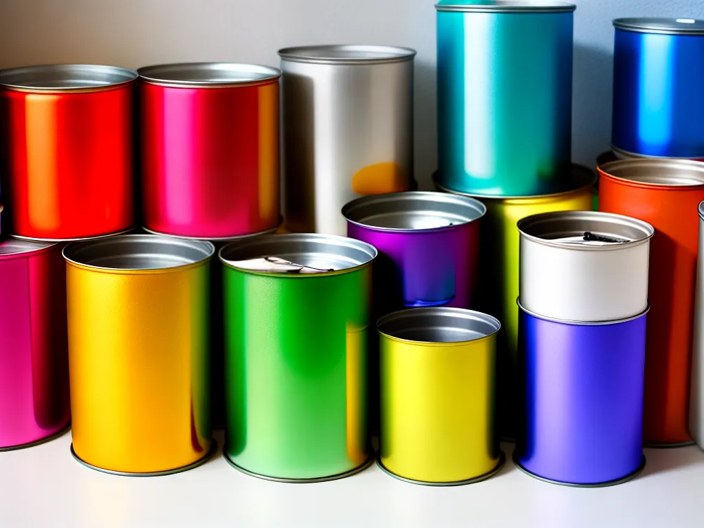 Imagens arte em latas como transformar objetos comuns em decoracao