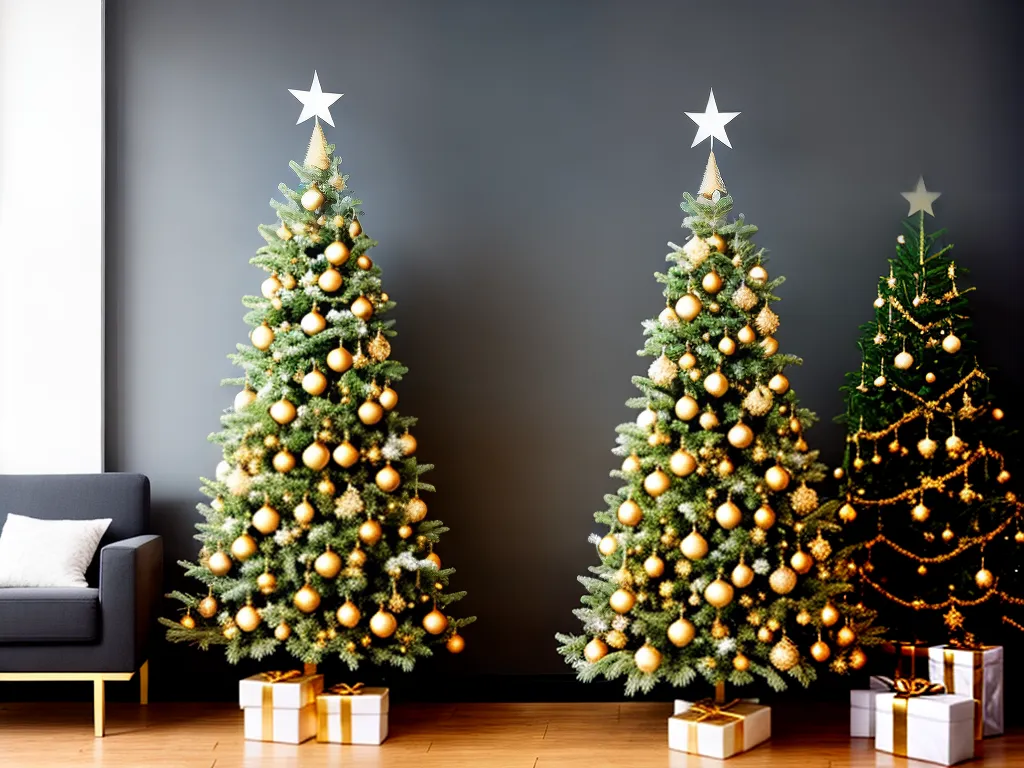 Imagens arvores de natal minimalistas