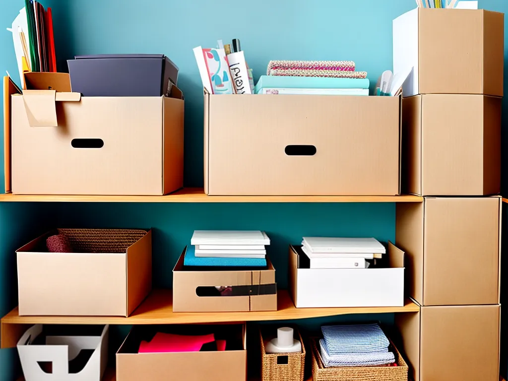 Imagens como criar porta trecos e organizadores com papelao