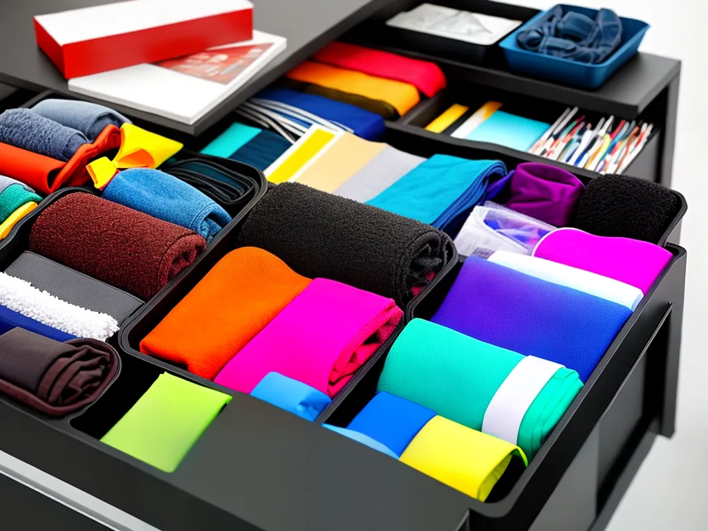 Imagens como organizar shorts no guarda roupa 1