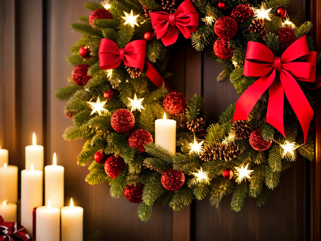 Imagens como usar fitas e lacos na decoracao de natal