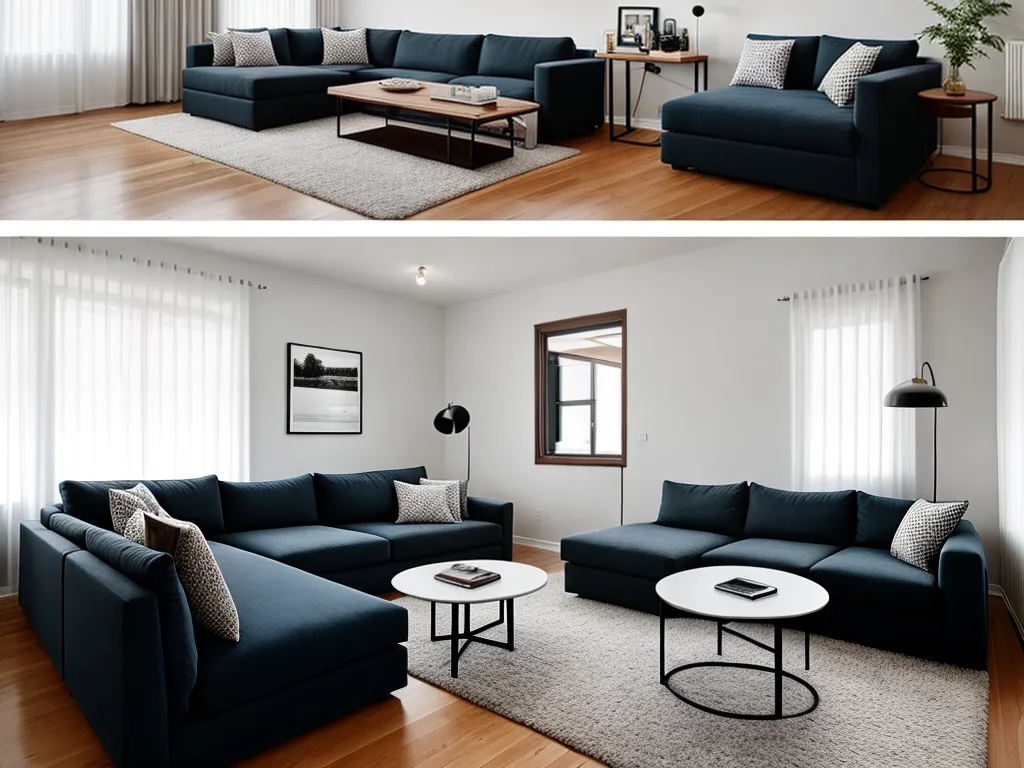 Imagens como utilizar o sofa para criar diferentes ambientes 2