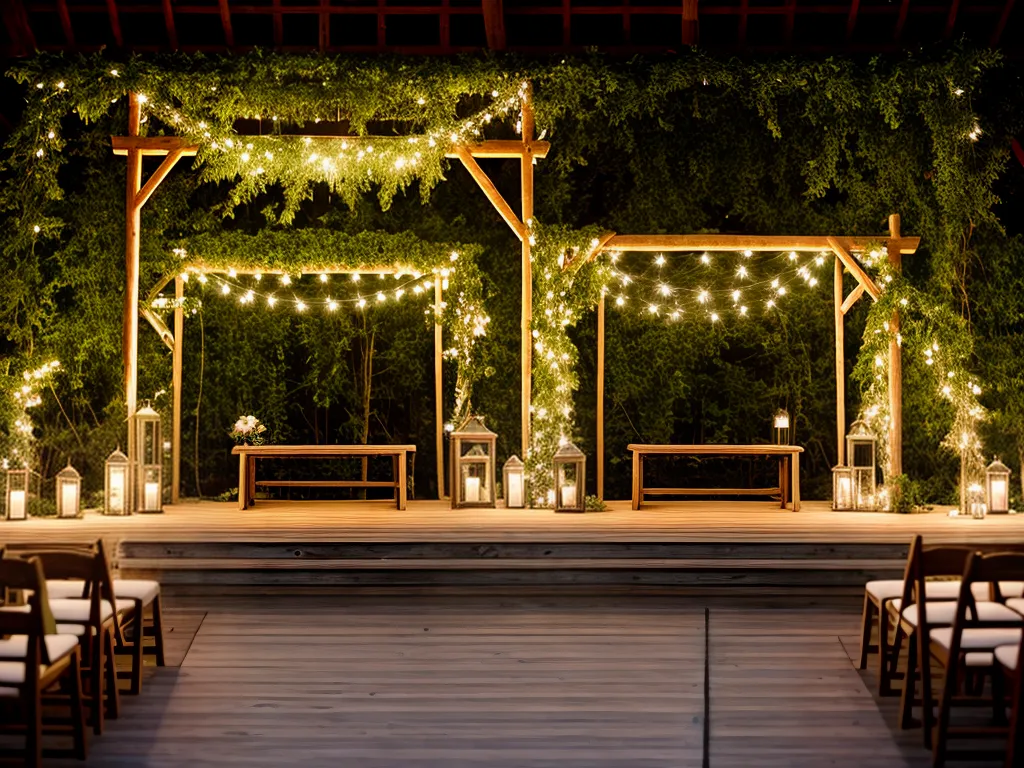 Imagens decoracao altar casamento sem flores 1