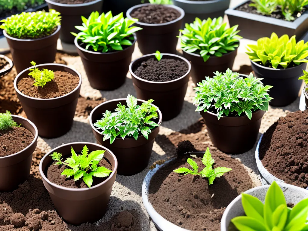 Imagens dicas jardins solos diferentes niveis potassio