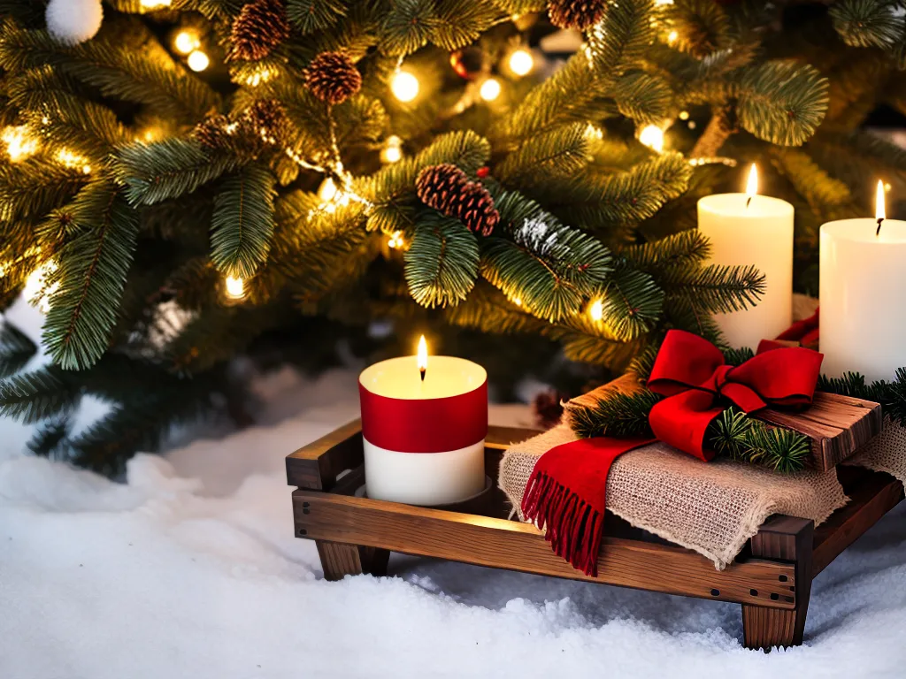 Imagens enfeites natal estilo rustico