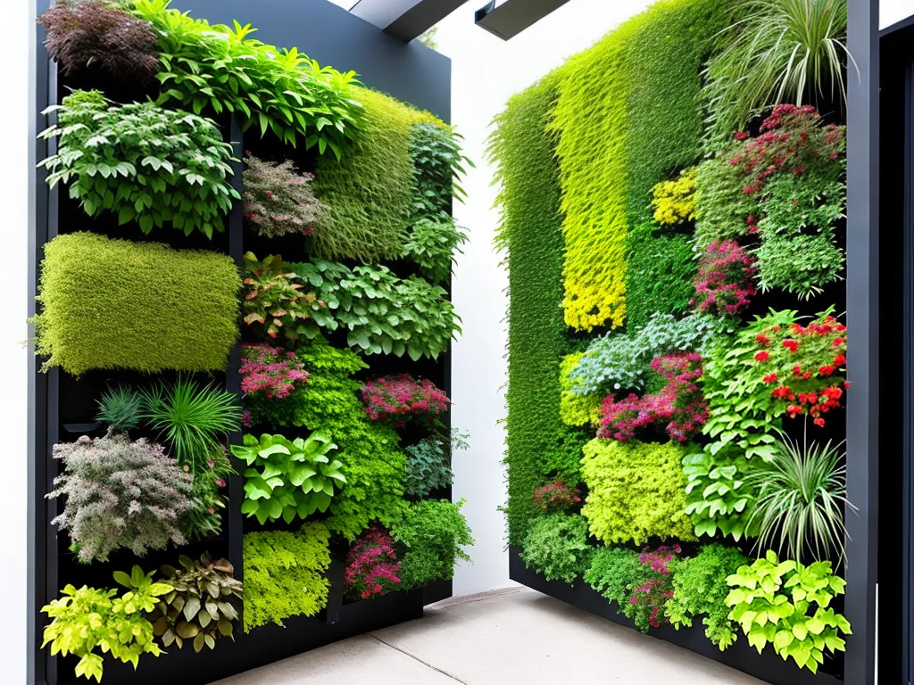 Imagens ideias para criar um jardim vertical em casas 2