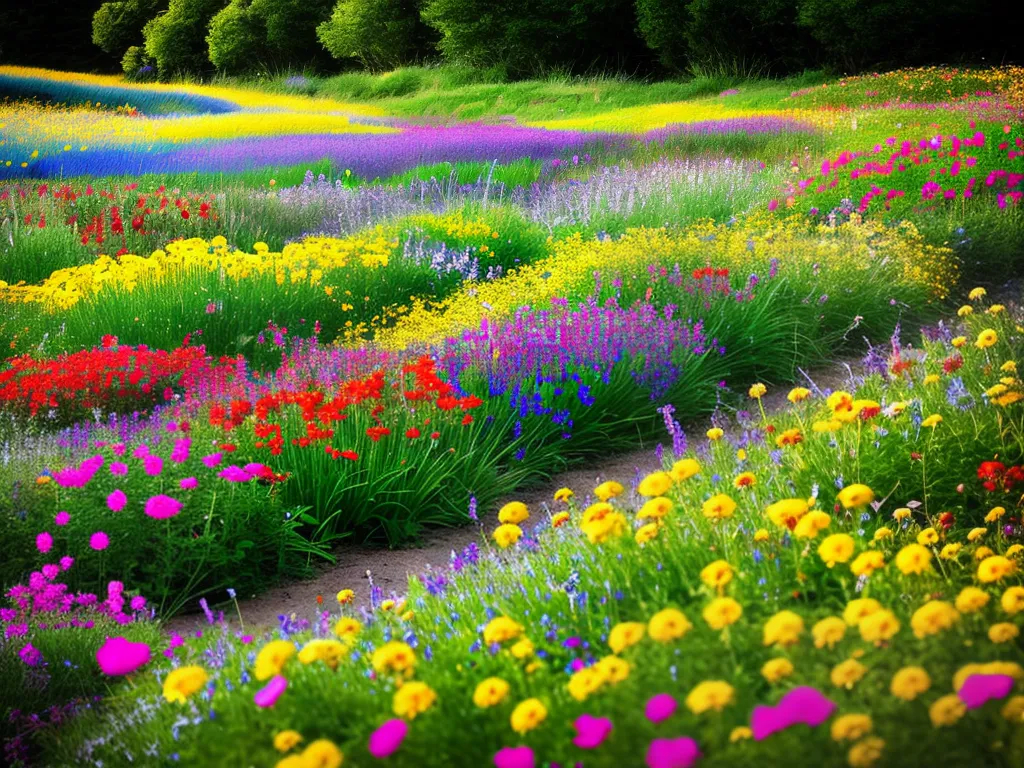Imagens jardim flores silvestres
