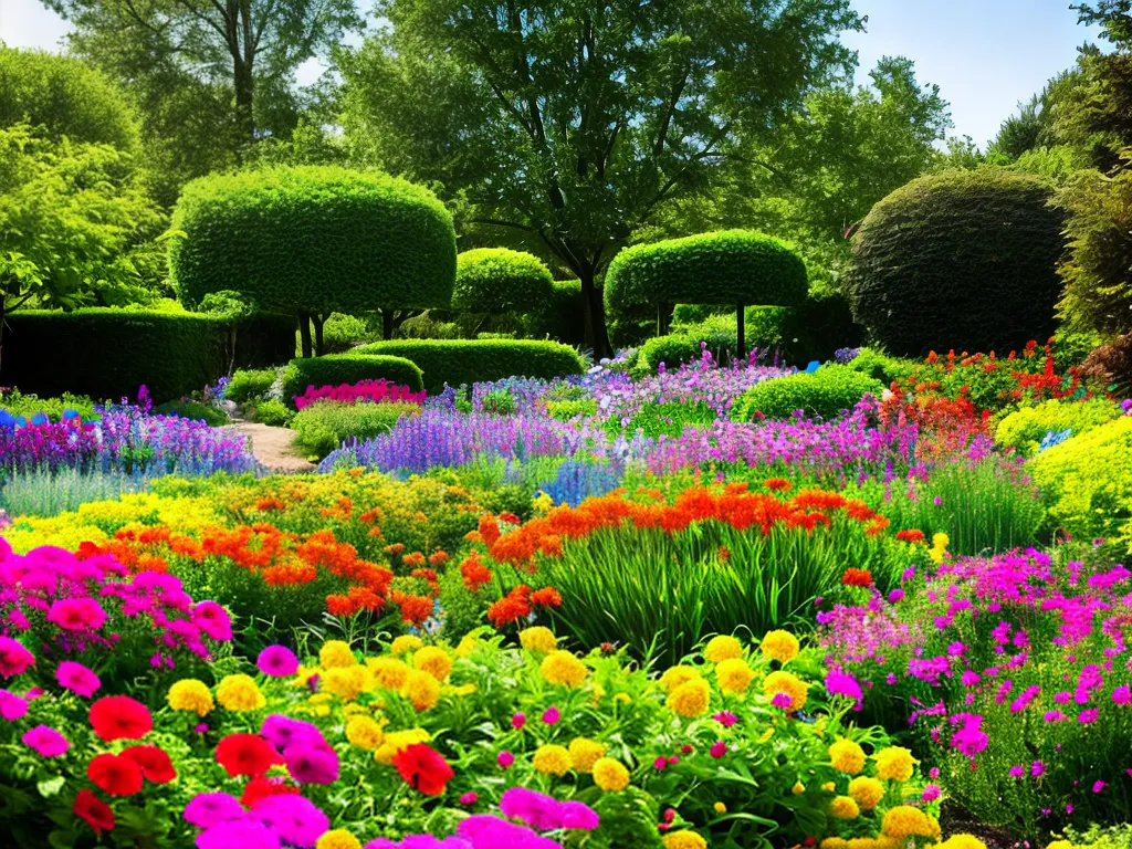 Imagens jardins sol pleno