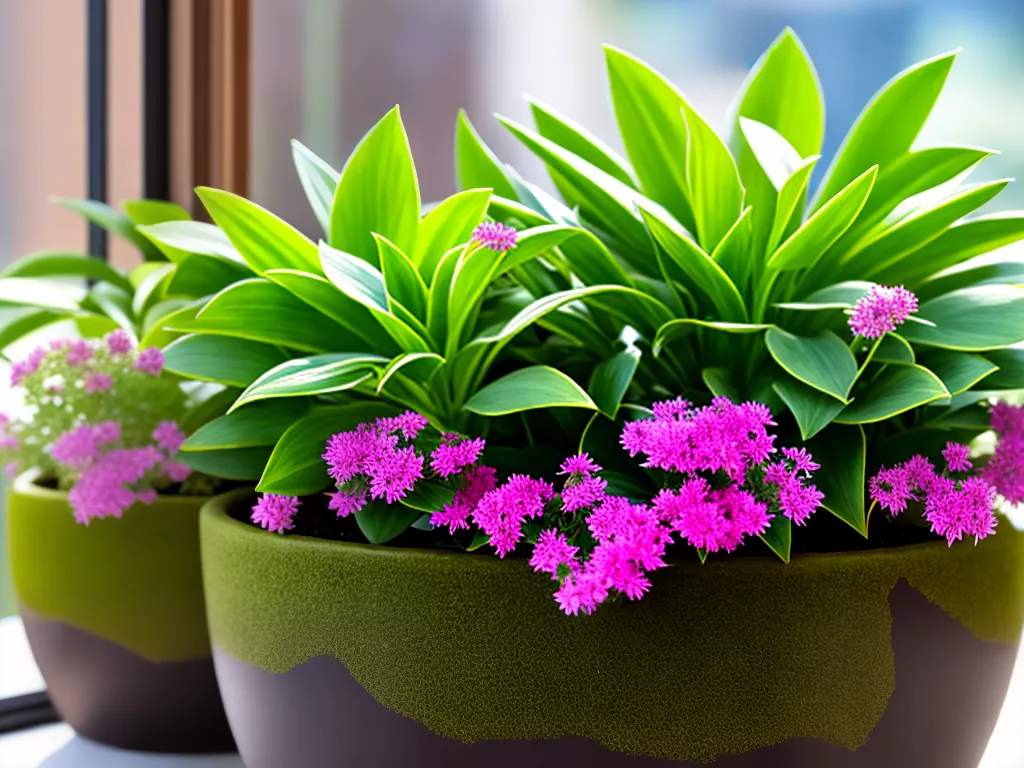Imagens jardins vasos recipientes