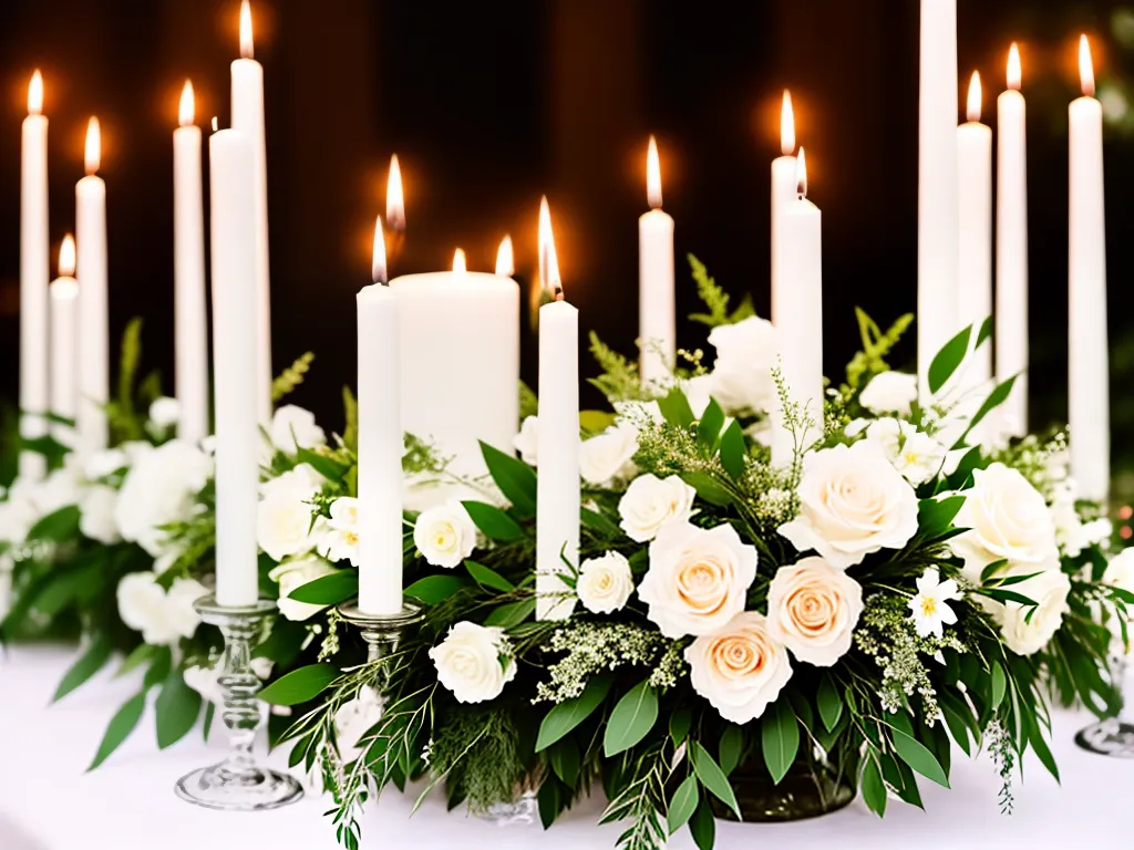 Imagens maneiras criativas de utilizar velas na decoracao de casamentos 1