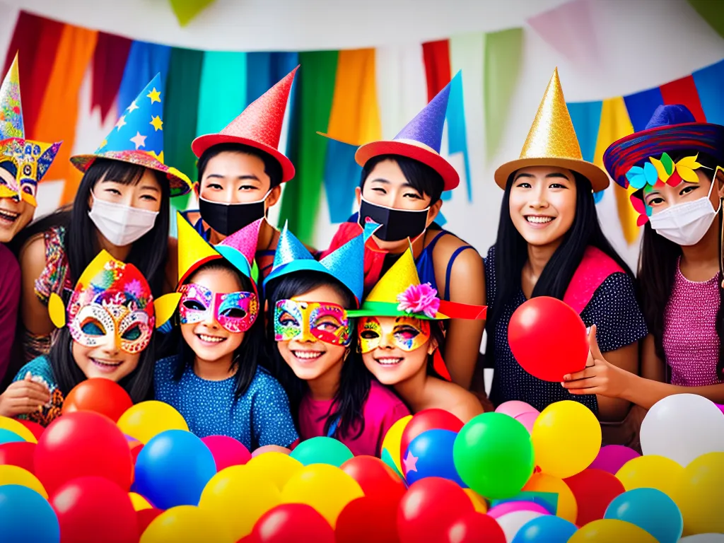 Imagens mascaras e aderecos para festas com papelao