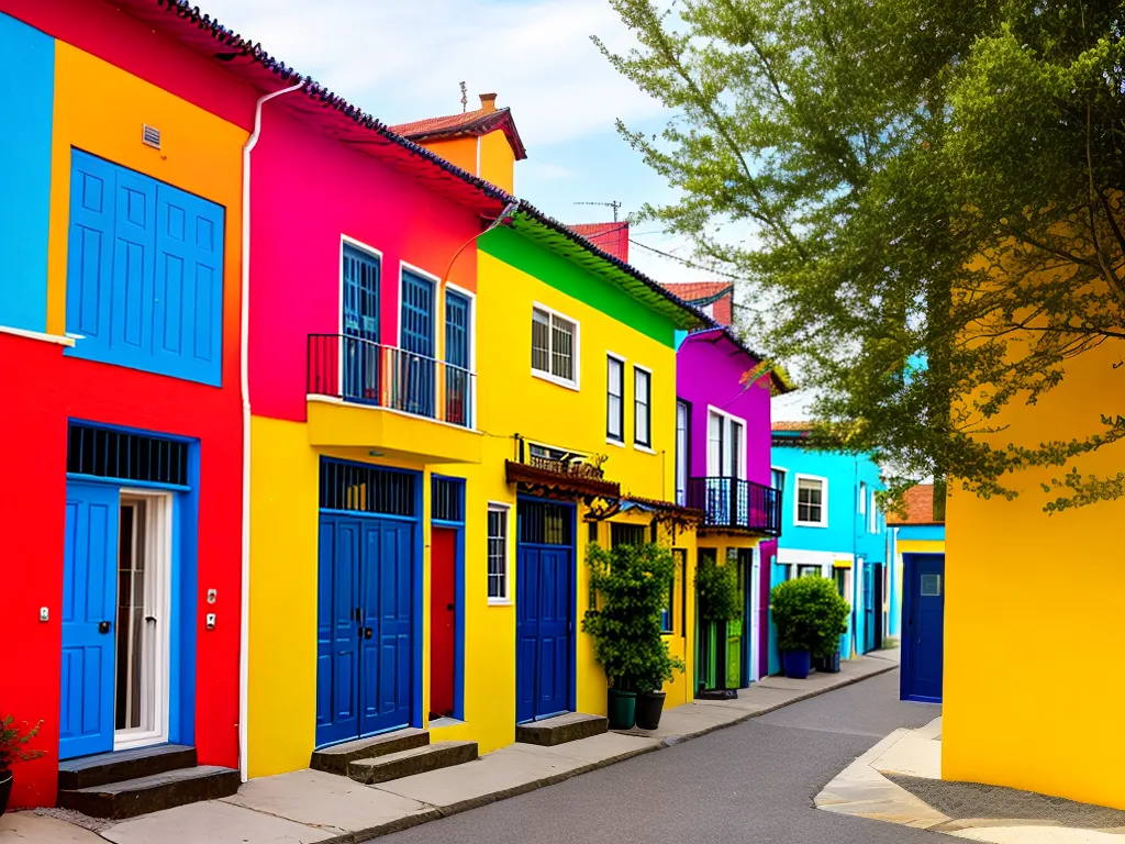 Imagens pintura de casas e cores em lavanderias