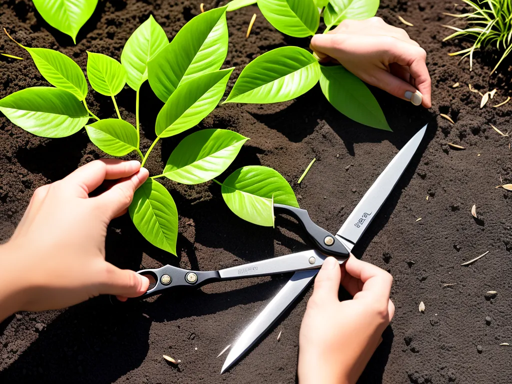 Imagens tesouras multifuncionais para manejo de plantas